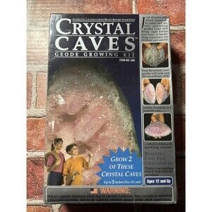 Crystal Caves Geodes Growing Kit Rose Quartz Space Age Science Nature School New